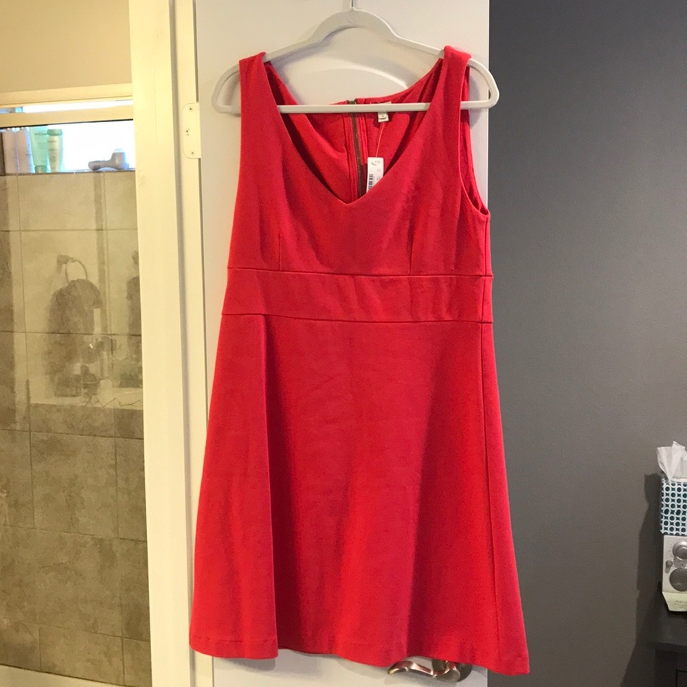 Pink Ponte J.Crew Dress